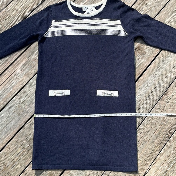 NWT Norton Studio vintage knit sheath dress M-L - Picture 8 of 9